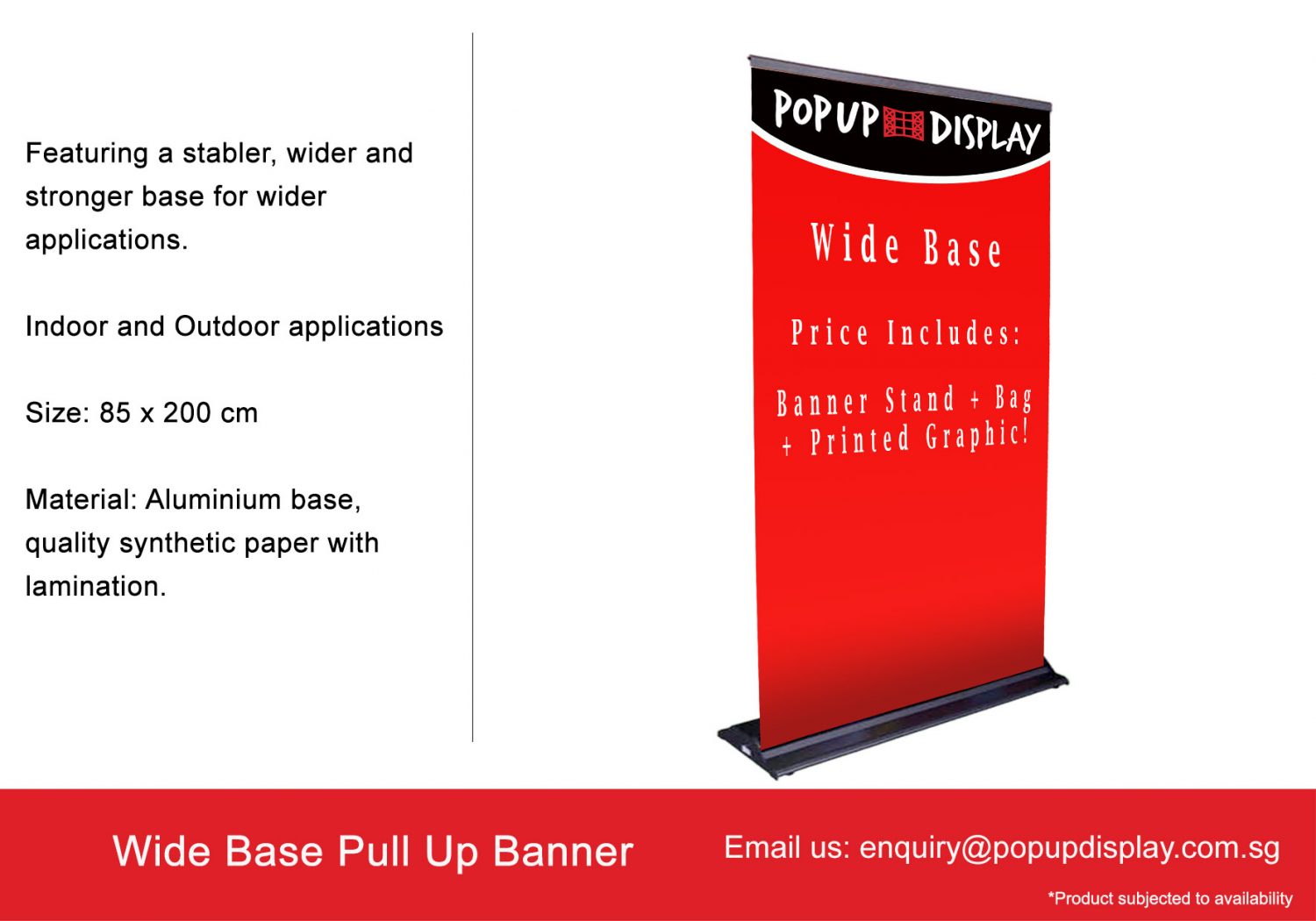 Pull Up Banner Pull Up Stand Roll Up Standee (Singapore)